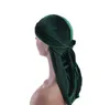 14 Style unisex aksamitne durarag bandana turban hat piracka czapki peruki doo durag motocyklowy pstoar na głowę akcesoria do włosów DA652 CLHGA