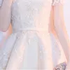 Dongcmy nieuwe beige kleur kanten bruidsmeisje jurken plus size vestido prom jurk 201114