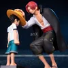 15cm Anime One Piece Quatre empereurs Shanks Chapeau de paille Luffy PVC Figure d'action Got Merry Doll Lotable Modèle Toy Figurine Q11237254250