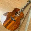 Custom 43 "Guilds Jumbo Koa Wood Vintage F50 Acoustic Guitar Acceptera OEM