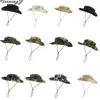 Cloches Sun Hat Hat Panama دلو رفرف تنفس Boonie Multicam Multicam Nepalese Camouflage Hats في الهواء الطلق صيد الأسماك على نطاق واسع Hats1