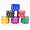 New cigarette grinders metal sound polygonal pattern aluminum alloy 4-layer 63 smoke grinder smoking accessories 6 colors