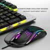 Heißer Verkauf Wired Gaming Maus 6D LED RGB Hintergrundbeleuchtung Optische Professionelle Maus GamerComputer Mäuse für PC Laptop Spiele Mic spielen CS Spiele