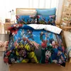 Définit mon héros universitaire 3D Couvre de couverture de couette set d'oreiller Midoriya Izuku Bakugou Katsuki Twin Queen King Size3524911