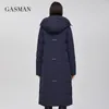 Gasman Womens Winter Jacka Parka Hooded Fashion Märke Varma utkläder Patchwork Kvinnor Rockar Kvinnlig pufferjacka Autumn 003 201201 201201