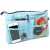 28cm整理された収納バッグクラッチ新しい旅行のトイレタリーポーチポリエステル化粧品の袋携帯用二重ジッパーウォッシュバッグ