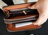 Low 2021 WHOL Classic Standard Wallet Men Women Purse Long Money Bolsa Double Zipper bolsa Coin Pocket Note Compartme2300