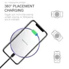 15W Fast Qi Wireless Charger For iPhone 12 11 Pro Xs Max X Xr 8 Plus Quick Wireless Charging Charger Pad For Samsung