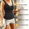 2020 Nowy Moda Kobiety Sexy Crop Topy Solidna sauna Camis Body Shaper Fitness Tank Tops Bez rękawów Crop Top Fat Burning Vest T200628