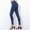 ATHVOTAR Dünne Mom Jeans Frau Niedrige Taille Frauen Jeans Gefälschte Tasche Boyfriend-Jeans Für Frauen Denim Dünne Bleistift Hosen T200103