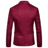 Erkekler Blazer 2020 Yeni Varış Tek Düğme Trendy Erkek Blazers Slim Fit Keten Kore Moda Kırmızı Beyaz Blazer Ceket Ucuz