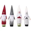 Christmas Wine Bottle Cover Gnome Decorative Gift Bags Home Party Kitchen Table Hotel Bar Xmas Decorations JK2011PH