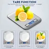 10Kg Kitchen Scale Stainless Steel Weighing For Food Digital Postal Balance Measuring LCD Precision Electronic Scales 211221