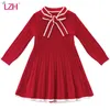 girls red sweater dress