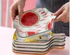 Bakningsrätter Keramiska porslin Set Frukt Kreativ tallrik Hushållshandtag Bakeware Plattor Vattenmelon Ananasfat