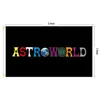 Astroworld 플래그 배너 3x5ft 100D 폴리 에스터 디자인 150x90cm 두 황동 그로밋과 고품질 생생한 색상