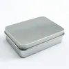 Tin Box Empty Silver gold Metal Storage Box Case Organizer For Money Coin Candy Keys U disk headphones candy box2049753