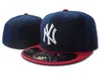 2020 Top Quality Fashion Fan039s Popular New York NY Camo Flat Fitted Caps Men039s Sport All Team Baseball Full Closed Desig5854454