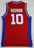 Derrick Rose Maglie Pallacanestro Città Isiah Thomas Bill Laimbeer Dennis Rodman Joe Dumars Grant Hill Blake Griffin Blu Bianco Rosso