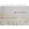 Lycklig flöjt Organisk Bambu Bomull Övernattning Aio Cloth Diaper Night Använd Heavy Wetter Baby Diapers 201119
