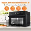 US STOCK Geek Chef AiroCook 31QT Air Fryer Toaster Oven Combo, with Extra Large Capacity, Family Size, 18-in-1 Countertop Oven DHL216K