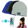 casque Beanie Cap Bluetooth V4.1 Stéréo sans fil écouteur Haut-parleur Microphone Mains libres Pour IPhone 7 Samsung Galaxy S7 Musique Chapeau