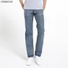 AirGracias Brand Jeans Ретро Ностальгия прямые джинсовые джинсы мужчины плюс размер 28-42 мужчин длинные брюки брюки классический байкер Джин 201111