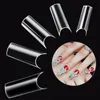 Full Cover Nail Tips 550Pcs C Curve Extra Long Press Square Clear Manicure Extension Fingernail Gel Nails On False Tips Nai Z8Q5