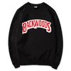 Backwoods Hoodie 개별 록 남성 T 셔츠 스웨터 편지 인쇄 패션 캐주얼 풀오버 스웨터 긴 소매 남자 S-3XL Mens Hoodies