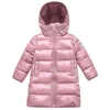 2020年の新しい子供たちの冬のジャケットのための子供たちの女の子の女の子のクリスマスの服フード付きコートunder wear parkaの女の子ダウンコストコスチュームlj201017