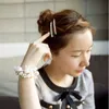 Side Clip Haarspeld dubbele rij strass haaraccessoires mode pony Korea vrouwen meisje kleurrijke hete verkoop 1SN M2