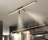 Eenvoudige moderne LED-plafond kroonluchter voor slaapkamer woonkamer gangpad gang balkon keuken zwart AC90-260V kroonluchter verlichting