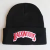 Backwoods Mektup Örme Bere Akrilik Erkek Kadın Moda Örme Kış Şapka Hip hop Skullies Şapkalar Kız Erkek için