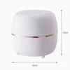 Mode Desktop Trash Can Creative Luxury Dustbin Bin Hushåll Mini Bedside Waste Tea Table Small Garbage Bucket 211222