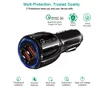 Cell Phone Car Charger Dual USB QC3.0 Fast Charge Adapter Smart Charger 12V 3.1A For Android without packing