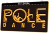 LD5194 Pole Dance 3D Engraving LED Light Sign Wholesale Retail
