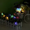 50 LED Solar Tuin Licht LED String Light Christmas Fairy Licht Waterdichte Bloem Garland voor Straat Gazon Patio Decoratie Lamp Y200903