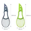 3 в 1 Avocado Хранитель для хранения контейнера для хранения Avocado Tool Avocado Slicer SHEA Corer Corer Corele Peeler Searator Кухня Овощные инструменты