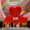 Free Shipping Inflatable Balloon Cloud With LED and CE Blower For Parade or Valentine's day Decoration