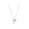 100% 925 pendentifs en argent Sterling collier pour femmes coeur saint valentin en forme de coeur colliers mode luxe bijoux cadeau