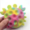 Leksaker ny fidget påskkrabba bubbla boll silikon 3d dekomprimering knåda musik pussel leksak