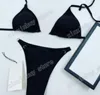 Bikini italien printemps été nouvelle haute couture chaîne lettres dentelle femmes maillots de bain hauts qualité 66
