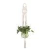 Цветочный горшок подвесной корзина для растения вешалка крюк цветочный горшок вязание