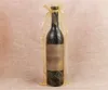 100 pcs / saco 15x37cm Sacos de vinho de vinho de cordão para presente de festa de casamento xmas champanhe garrafa de garrafa bolsas frete grátis