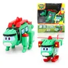 Più nuovo ABS Min Trasformazione Gogo Dino Action Figures REX Deformazione Auto Aereo Motoscafo Gru Dinosauro giocattoli per bambini 2012023432759