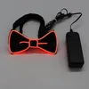 Laço de arco LED Tie Disponível Piscando El Bowtie Party for Men's Gift Fontes Up Casamento Luz K4R51