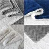 100% polyester filt vinter varm mjuk bäddsoffa täcker filt tjock dubbel tapestry liten quilt 150x120cm LJ201127