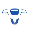 ABS 자동차 스티어링 휠 커버 다지 도전자 / 충전기 2015 인테리어 액세서리에 대 한 파란색