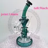 Corona Heady glass Hookah bongs tall microscope purple pink bangers 14MM nail bowls oil rig