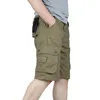 Summer Casual Pocket Cargo Shorts Hip Hop Men Joggers Overall Military Short Trousers Plus size 46 Sweatpants Y200403